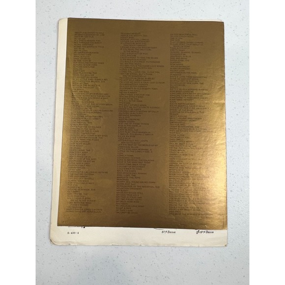 Warner Bros. Publications Golden Standard Series I love A Parade Sheet Music - Picture 3 of 3